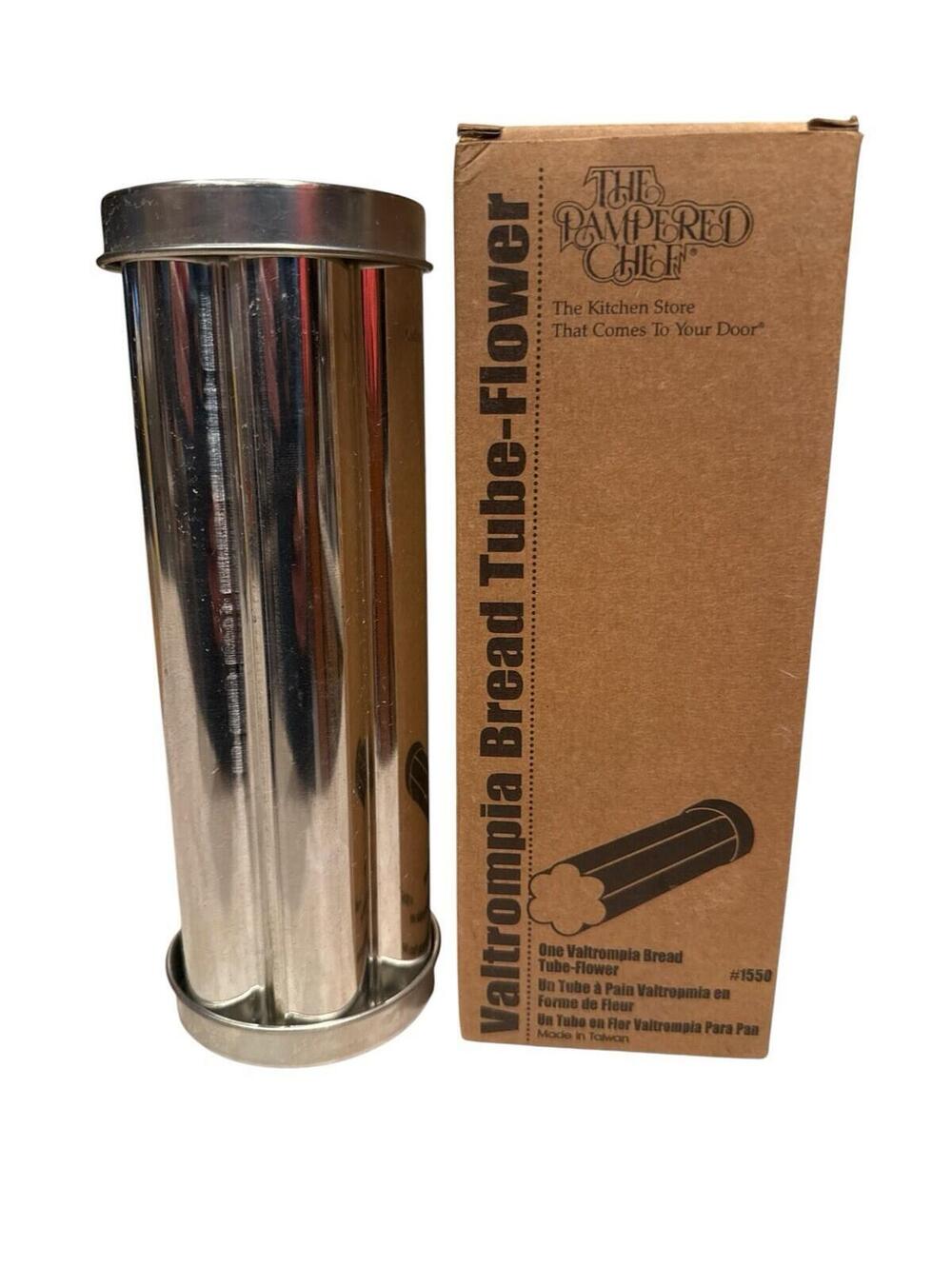 Pampered Chef Valtrompia Bread Flower Tube #1550